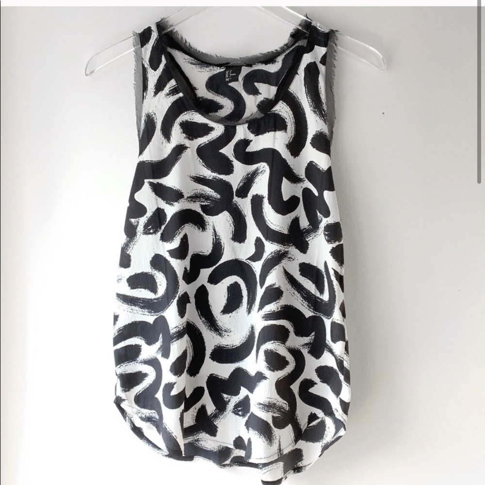 H&M Abstract Print Blouse